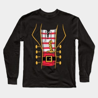 Pirate Halloween Costume Design Long Sleeve T-Shirt